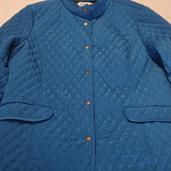 Vintage style Talbots quilted jacket, size large - Picture 2 of 8